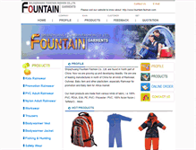Tablet Screenshot of fountain-fashion.com